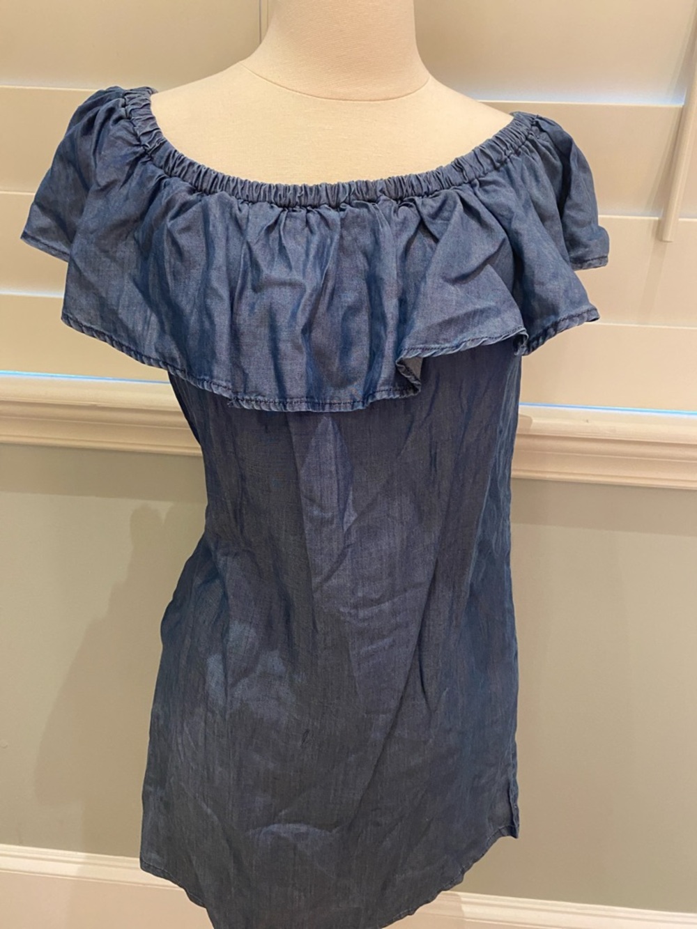 NWT Tommy Bahama chambray dress Xs - Picture 2 of 6